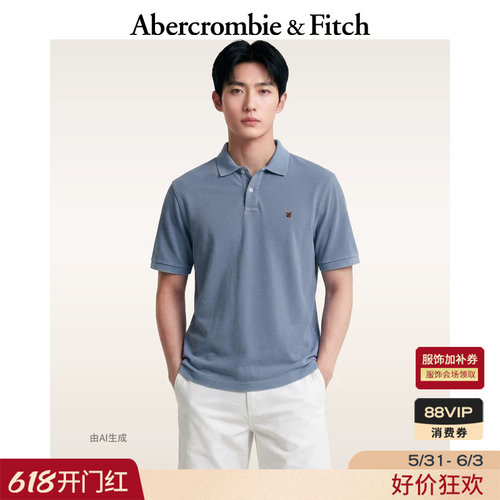 AF美式经典棉质短袖POLO衫