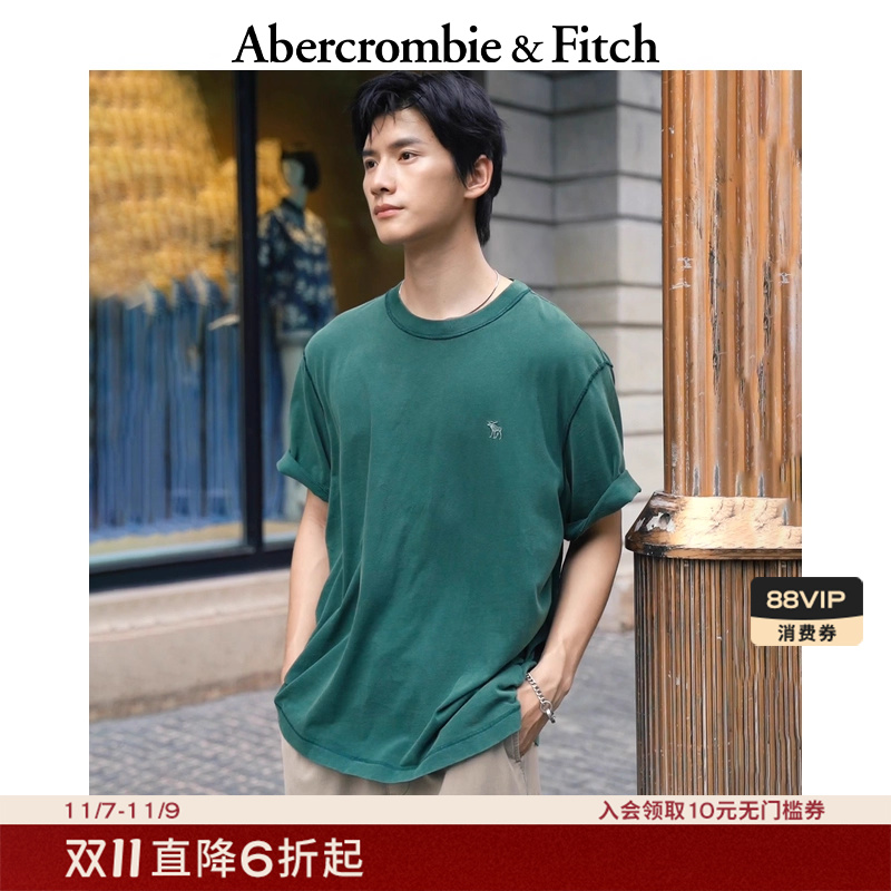 经典小麋鹿圆领短袖T恤