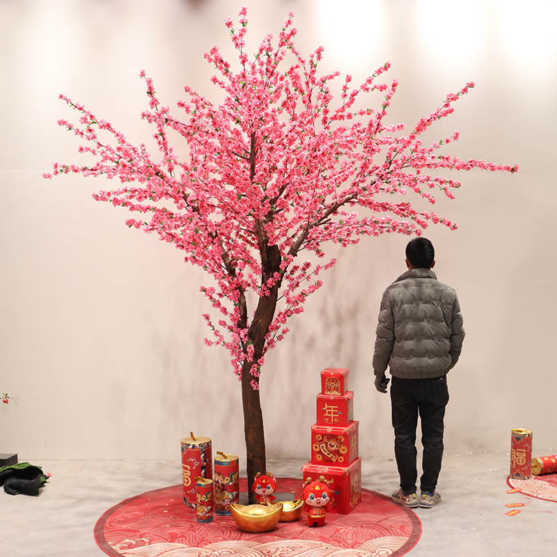 仿真桃花树桃花装饰桃树仿真植物