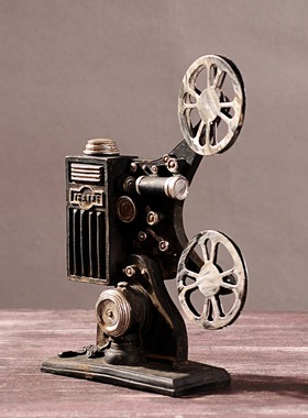 复古老式电影放映机摆件家居装饰品怀旧录音机创意摆设软装装饰