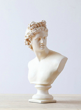 北欧装饰大号石膏头像人物雕像大卫树脂人像雕塑艺术品