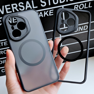 适用荣耀400Pro手机壳透明磁吸