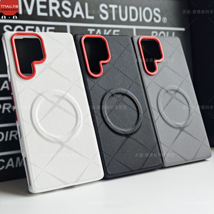 适用红魔11Air手机壳磁吸充电素皮努比亚nubia红魔11Pro保护套红魔11Pro+超薄NX809J手感时尚11Pro+时尚男