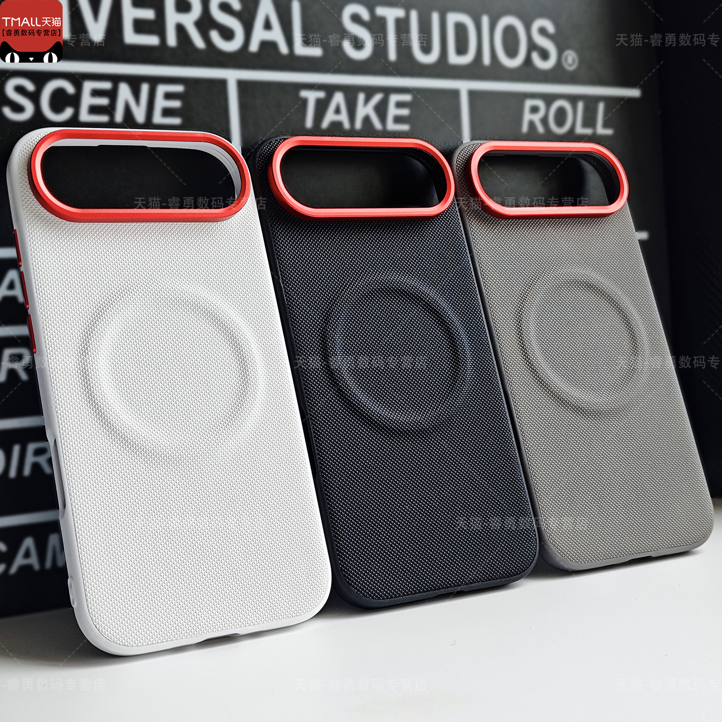 适用荣耀500Pro手机壳磁吸素皮