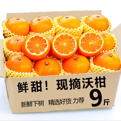 广西武鸣沃柑9斤橘子新鲜水果当季一级沙糖蜜橘砂糖柑橘大果包邮