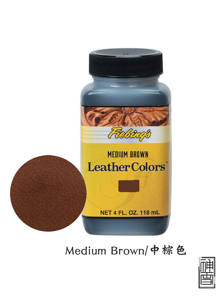 AMERICAN KNIGHT FIEBINGS LEATHERCOLOR WATER-BASED DYE SURFACE DYE VEGETABLE TANNED LEATHER WATER-BASED