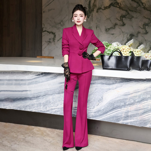 气质职业套装2025秋冬季