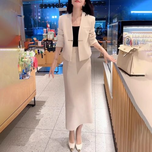 醋酸真丝轻奢时尚套装高定小西装