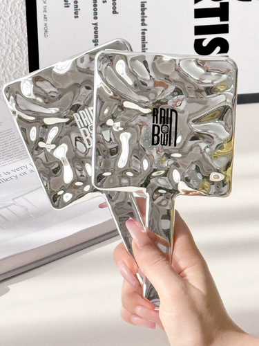 Портативное ретро зеркало для домашнего использования, портативная ручка, популярно в интернете, изысканный стиль