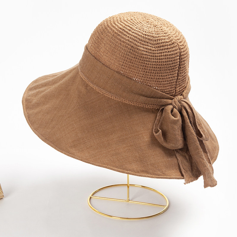 2021 new pattern Fisherman hat Korean Edition Spring and summer Versatile sunshade Sunscreen Covering her face bow Large along sunlight Hatin the Accessories/Leather belt/Hat/Muffler , Hat  category - from Buy2taobao.com to provide professional Taobao agent buy service