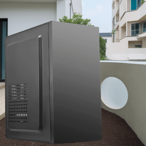 支持MATX主板台式空机箱黑石塔