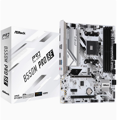 ASROCK/华擎科技B550M B450台式机游戏主板支持5500 5600 5600G