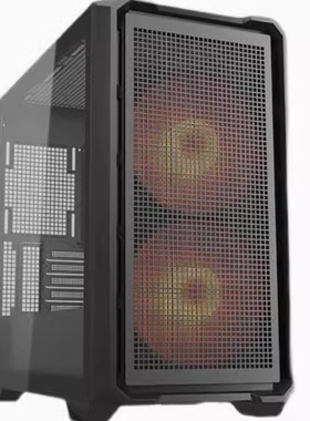 骨伽 乘风MX600 小乘风6面通风5面防尘白色/黑色机箱 支持360水冷