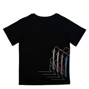VIOLIN SHIRT双琴侠周边短袖 LINE T恤男女小提琴 ART COLOURED