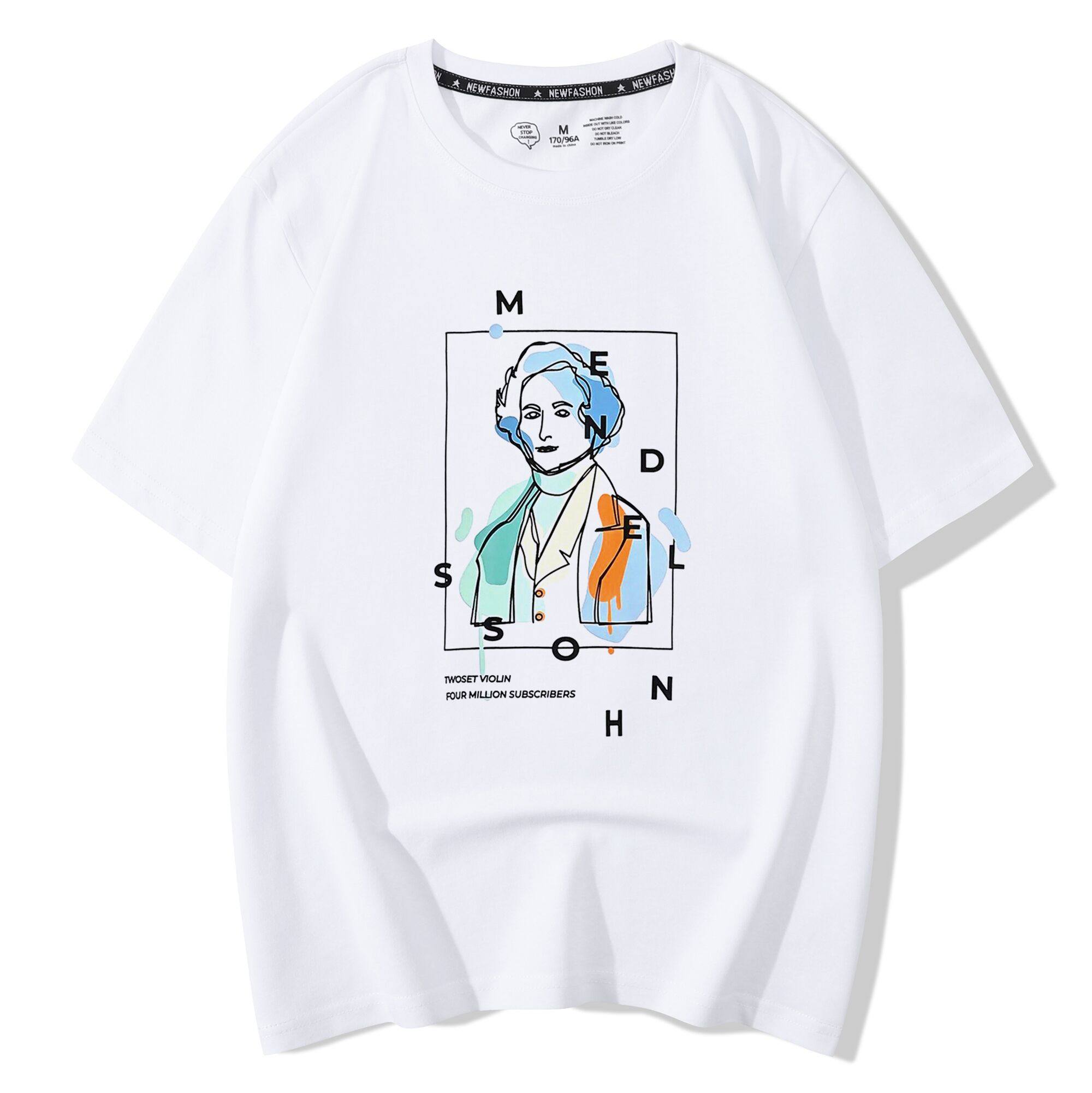 双琴侠新款周边T恤衫短半袖门德尔松男女同款创意文艺男女学生潮