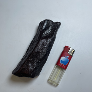 精品新疆五彩湾蓝光硅化铁标准棒棒料手把摆件13cm*4.5cm628克307