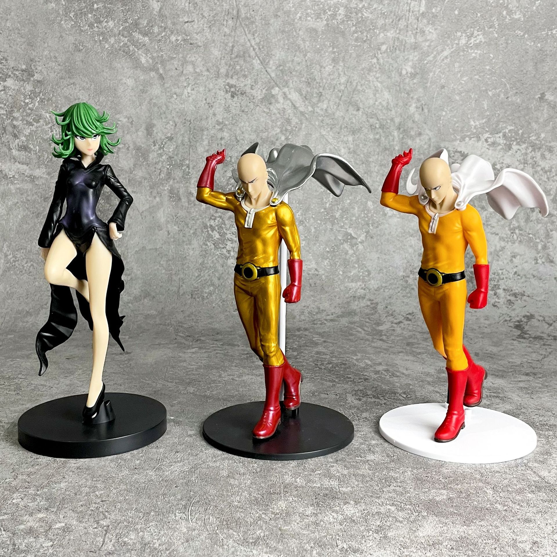 跨境一拳超人手办动漫玉琦老师光头超人战栗的龙卷模型摆件