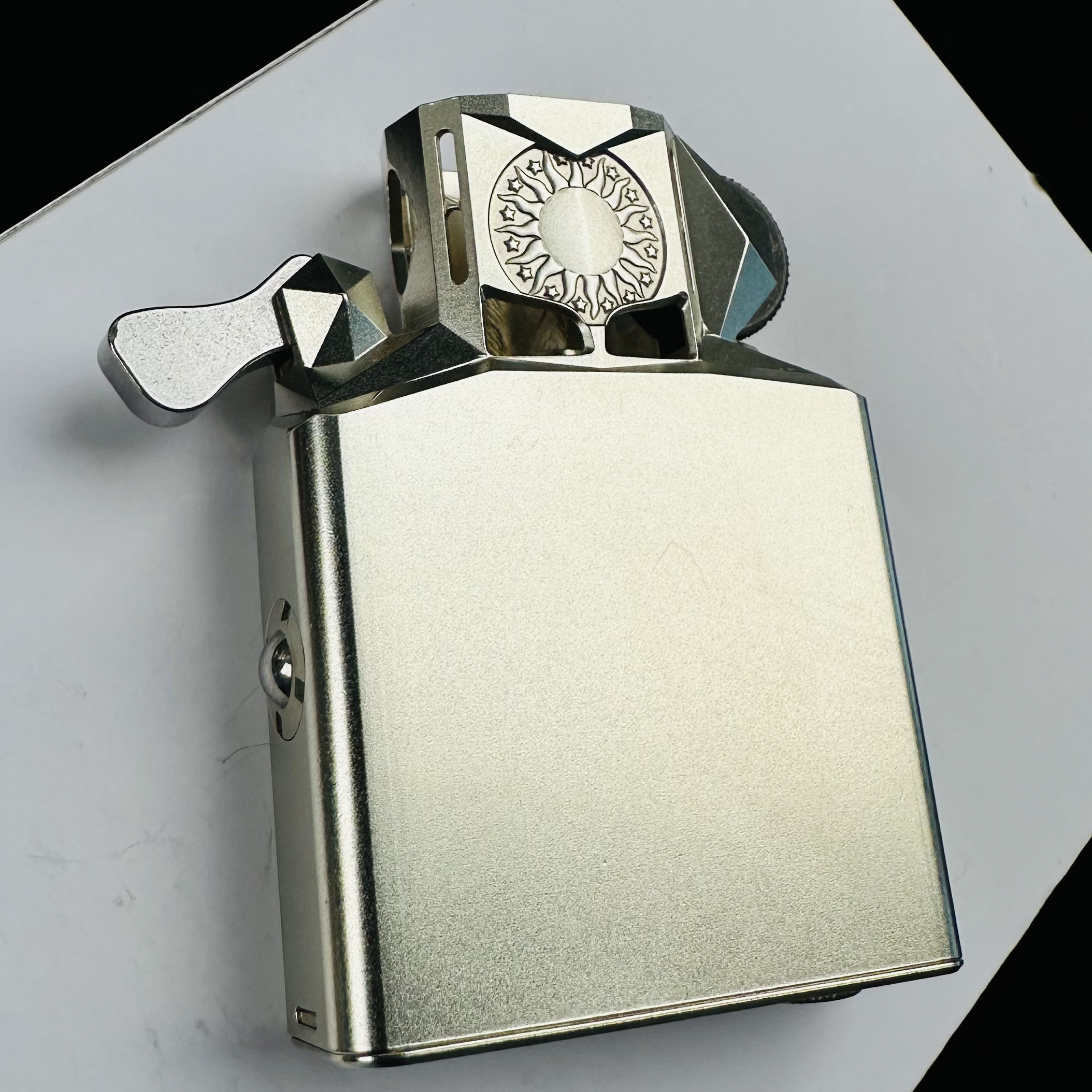 去造出品日月同辉镍银超级内胆适用于Zippo
