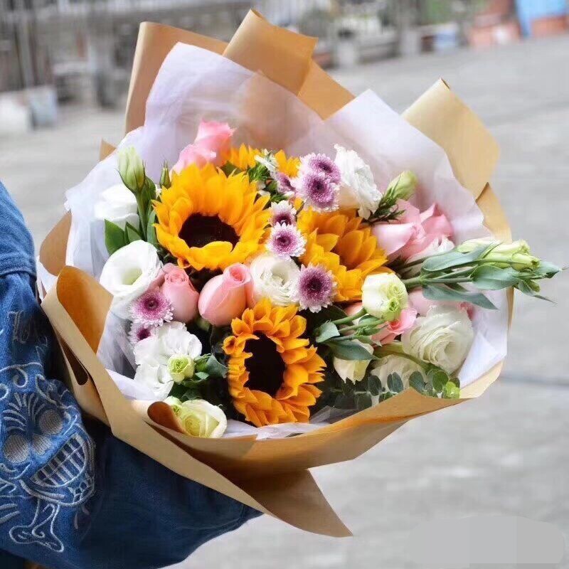 鲜花同城速递广州鲜花店生日玫瑰花天河越秀白云荔湾区配送花束