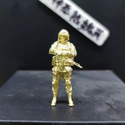 纯黄铜1/35(50mm) 俄军现代-C 金属兵人(白模) A-121反恐军事模型