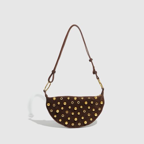 rendy Punk Style Mushroom Nail Single Shoulder Crosbody Wome
