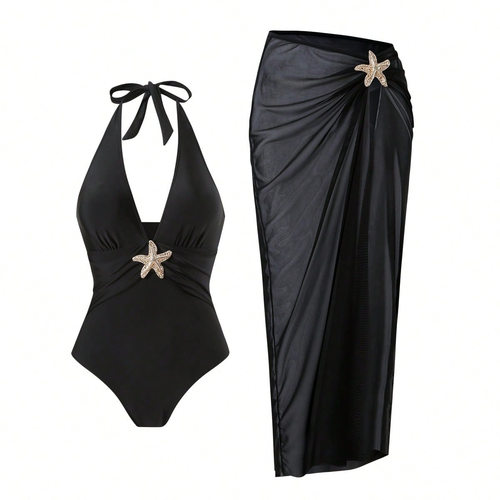 In Stock: Sexy Long Dress, Deep-v One-piece Swimsuit, Two-pi