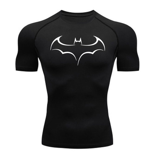 Short-sleeved Quick-drying Clothes Bat T-shirt Running Base