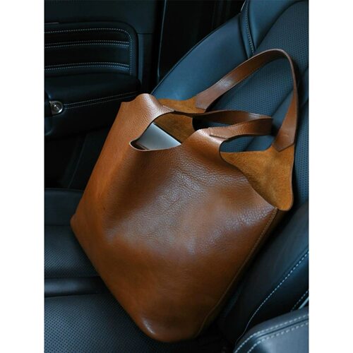 ol Simple Large Capacity Tote Women's Light Solid lor All-ma
