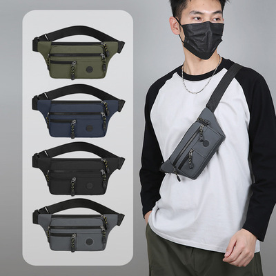Simple And Fashionable Men's Chest Multi-layer Porle Sports