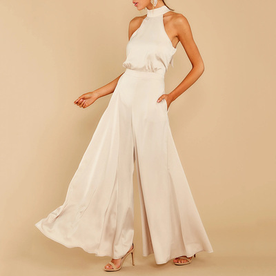 Female High-end Strapless Goddess Wide-leg Pants Women's Clo