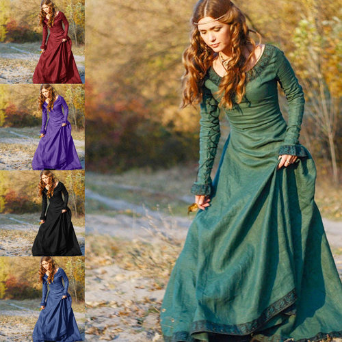 2026 Station Medieval Retro Women's Dress