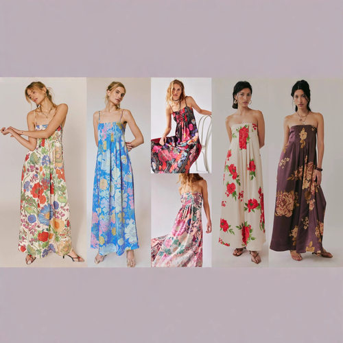25 Years Of Temperament mmuting Suspender Print High Waist B