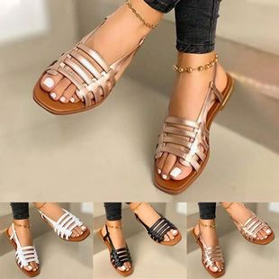 Women Summer Roman Out Shoes Woman Hollow 2024 Sandals