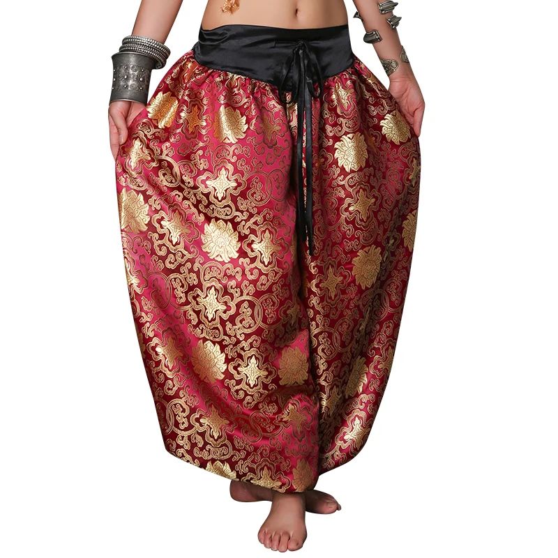 Unisex Brocade Full Pantaloons American Tribal Belly Dancer