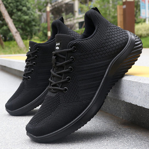 Foreign Trade Fly Woven Men's Shoes Spring Cross-border Shoe