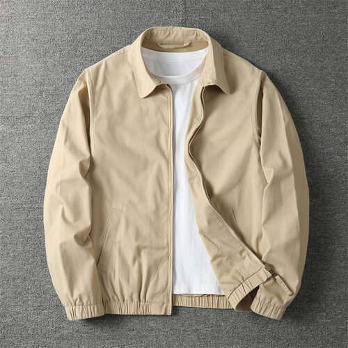2026 Jacket Men's Casual Washed Old Vintage All-match Men's
