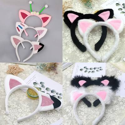 Cute Lolita Headdress Cosplay Anime Cat Fox Ear Headpiece Ha