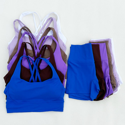 Cross-border Wholesale Yoga Suit Women's Naked Beauty Back S