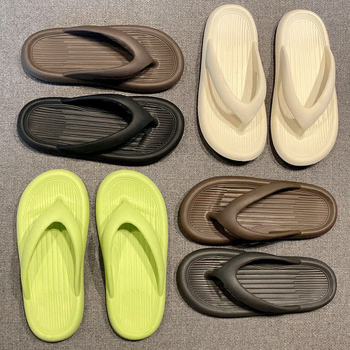 Eva Thick-soled Men's ol Outer Wear Clamp Foot Shoes Feeling
