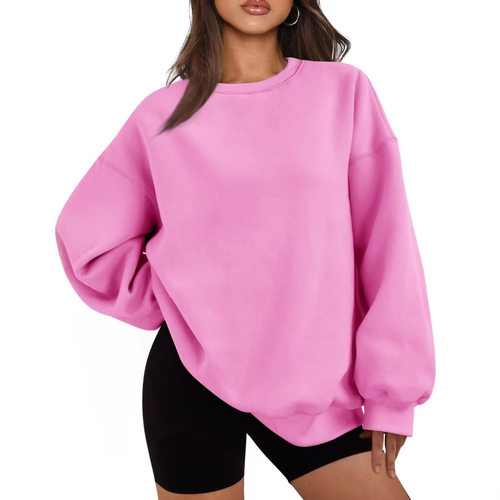Men's And Women's Loose Sports Crewneck Sweatshirt Pullover