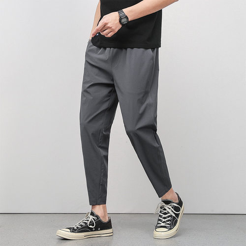 Men's Sports Pants Cropped Pants Men's Straight Pants Young