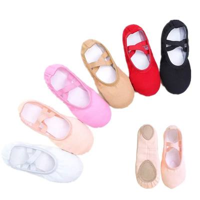 Girls Kids Pointe Shoes Dance Slippers High Quality Ballerin