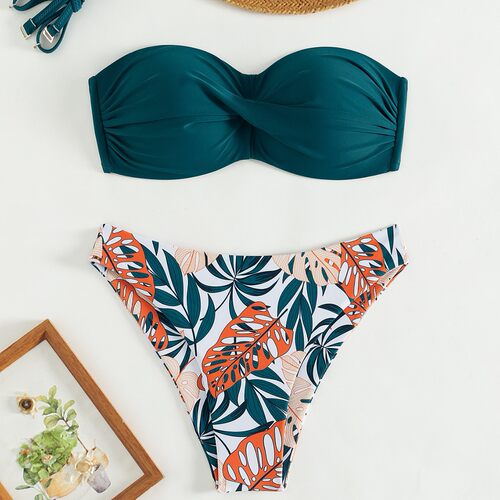 2026 Split Push-up Hard lor-matching Sexy Swimsuit
