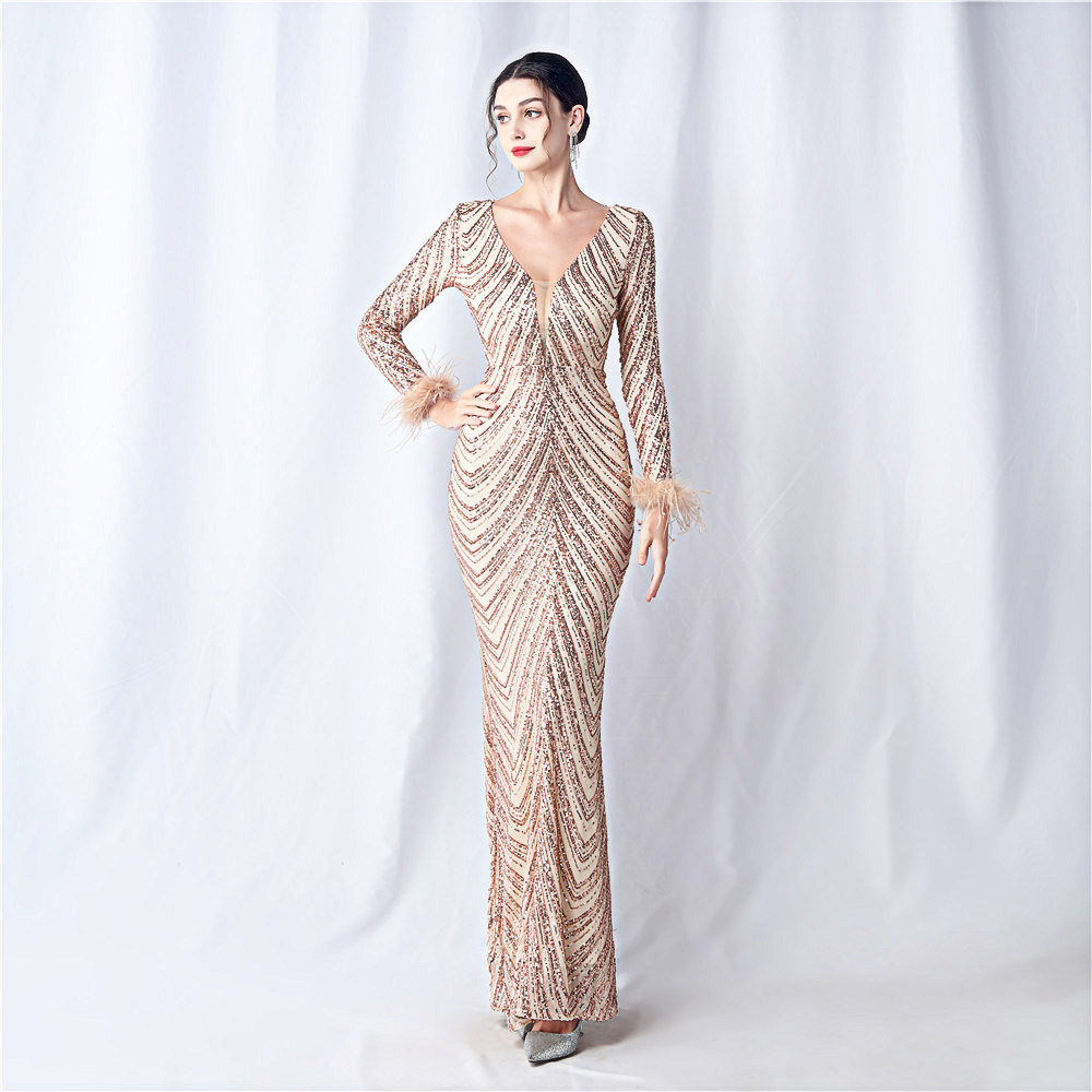 法式高级感轻奢小众晚礼服连衣裙