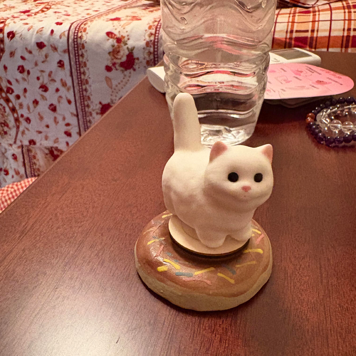 正版景德镇转转乐手工陶瓷车内饰品摆件车载装饰用品汽车仪表台用