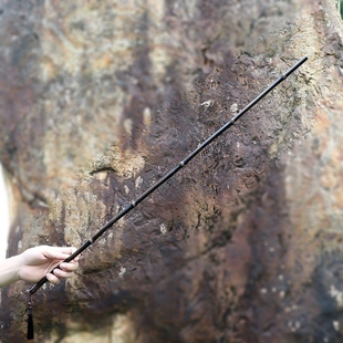 天然紫竹戒尺王巍木剑硬木剑花中国风初学者长柄剑新手中空长竹剑
