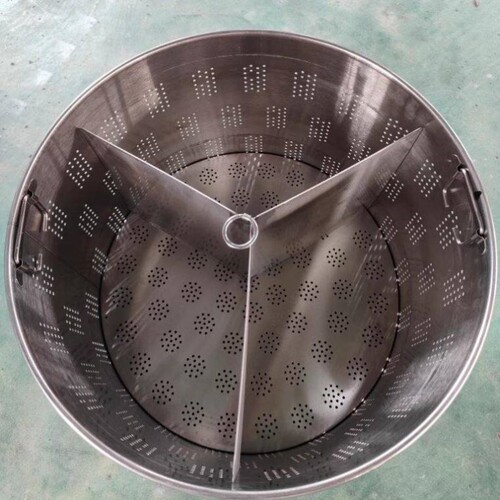 商用煮面炉分隔挡板大汤桶内胆分煮器水饺四分格子片不锈钢配件篮