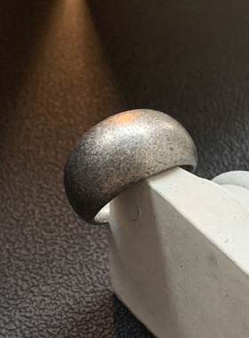 千钧-北欧极简古法钛钢戒指男潮复古简约中古欧美不掉色尾戒指环