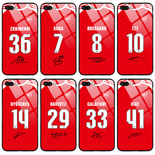 埃泽 苏比门迪 赖斯 哈弗茨 哲凯赖什 2526赛季阿森纳主场球衣手机壳适用苹果华为三星vivo小米OPPO红米荣耀