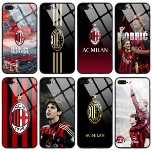 钢化玻璃 卡卡 莫德里奇 AC米兰手机壳适用于华为苹果17promax三星vivo小米一加OPPO魅族红米荣耀镜面可定制